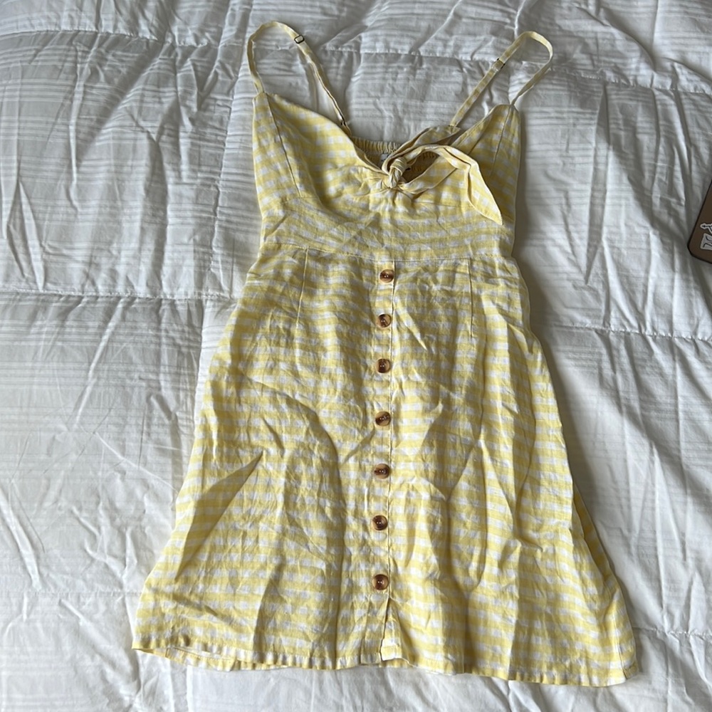 Faithfull the brand yellow dress